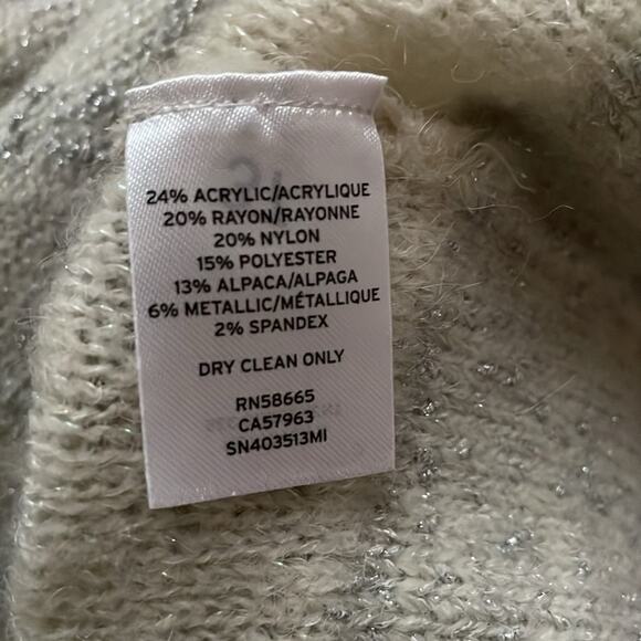 Something Navy Metallic Stripe Sweater Dress - Picture 14 of 15